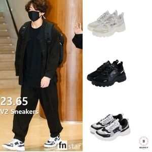 23.65 V2 white sneakers from WConcept. A Korean brand! Seen on BTS Jungk…